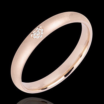 pink gold wedding ring