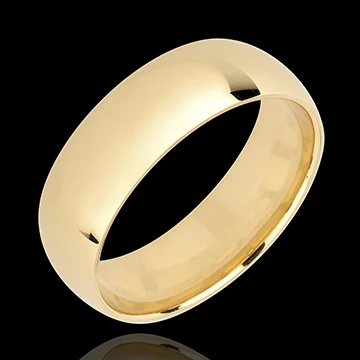 « L'Atelier » nº 20014 - Alliance 6 mm Or jaune poli 18 carats - Standard