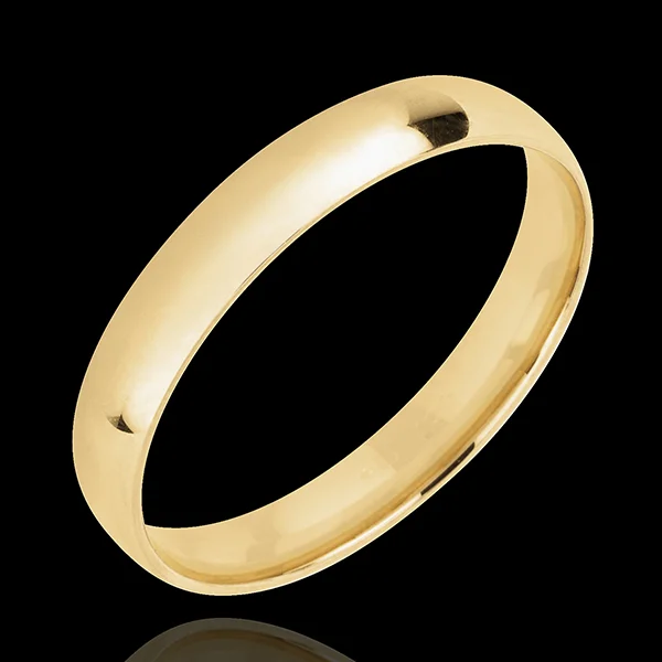 « L'Atelier » Nº32323 - Alliance 3 mm Or jaune poli 9 carats - Fin