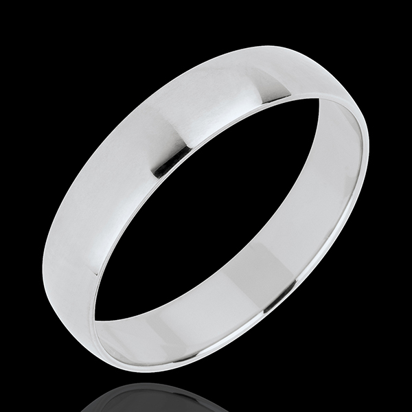 « L'Atelier » nr. 39332 - Trouwring 4 mm Platina gepolijst - Dun