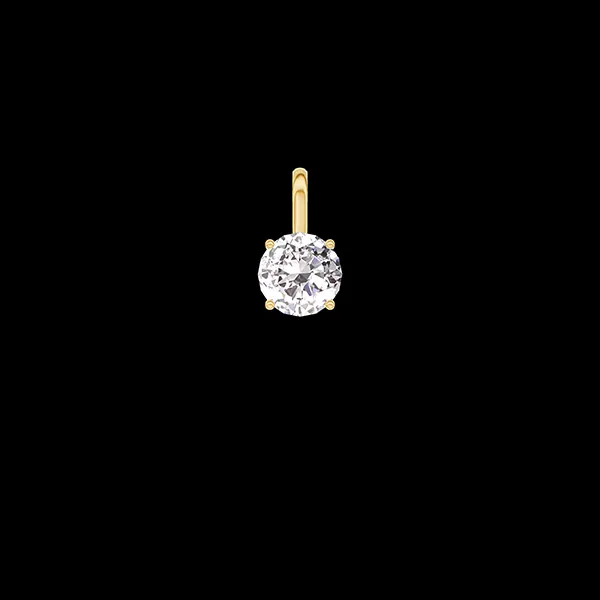 « L'Atelier » Nº203553 - Pandantiv Aur galben 18 carate - Diamante de laborator rotund 0.3 carate - Fără lanţ