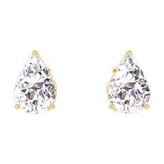 Cercei « l’Atelier » 201025 - Aur galben 18 carate - Diamant Pară 0.3 carate (2 X) Cercei « l’Atelier » 201025 - Aur galben 18 carate - Diamant Pară 0.3 carate (2 X)