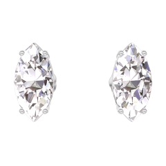 Cercei « l’Atelier » 201044 - Aur alb 9 carate - Diamant Marquise 0.3 carate (2 X) Cercei « l’Atelier » 201044 - Aur alb 9 carate - Diamant Marquise 0.3 carate (2 X)