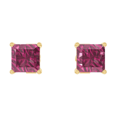 Cercei « l’Atelier » 201170 - Aur galben 9 carate - Rubin Princess 0.3 carate (2 X) Cercei « l’Atelier » 201170 - Aur galben 9 carate - Rubin Princess 0.3 carate (2 X)