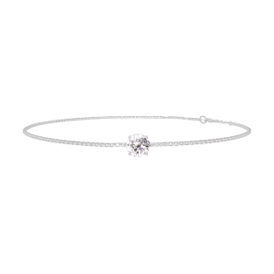« L'Atelier » Nº200007 - Bracelet White gold 18 carats - Diamond white round 0.3 Carats - Chain Venetian