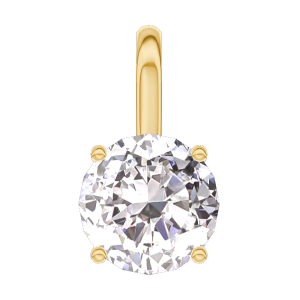 « L'Atelier » Nº202401 - Anhänger Gelbgold 750/-(18Kt) - Diamant rund 0.3 Karat - Keine Kette