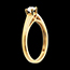 simple solitaire ring yellow gold