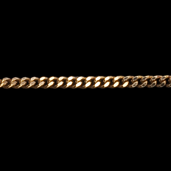 Catena a maglia barbazzale - Oro giallo - 9 carati - 40 cm