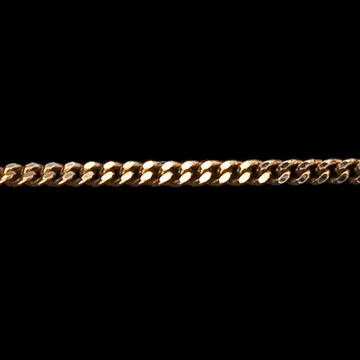 Catena a maglia barbazzale - Oro giallo - 18 carati - 45 cm