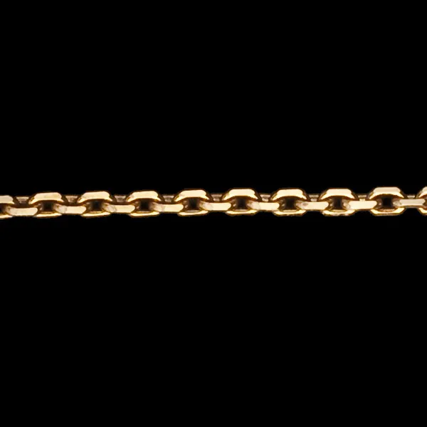Catena a maglia ovale - Oro giallo - 18 carati - 45 cm