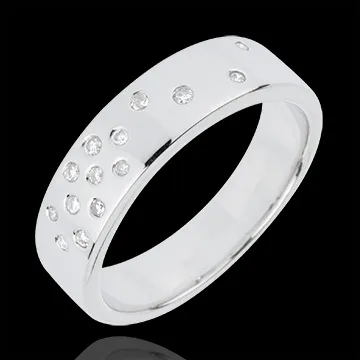 Alliance Nuit Étoilée - or blanc 18 carats