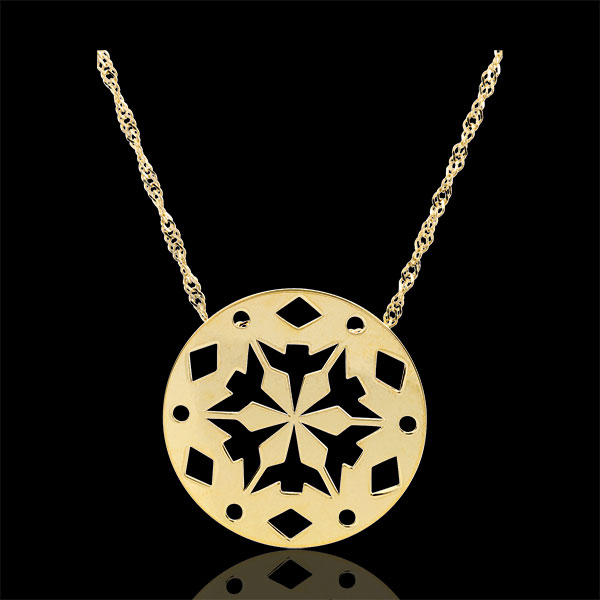 Collier Makwa - or jaune 9 carats