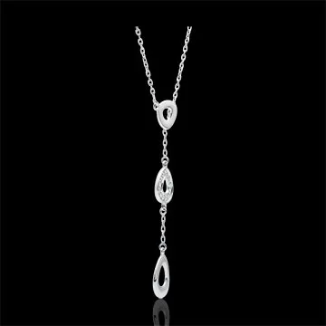 Collier or blanc 9 carats Ogiva