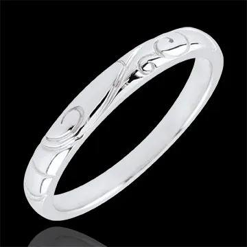 Alliance Triba - or blanc 9 carats