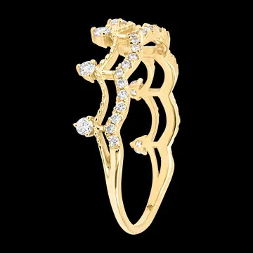 Lysiane Ring – 9ct Yellow Gold, Lab-Grown Diamonds