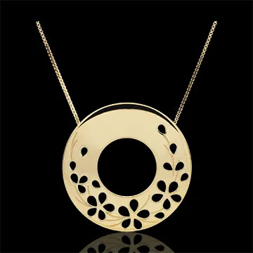 Yellow Gold Hint of Spring Necklace