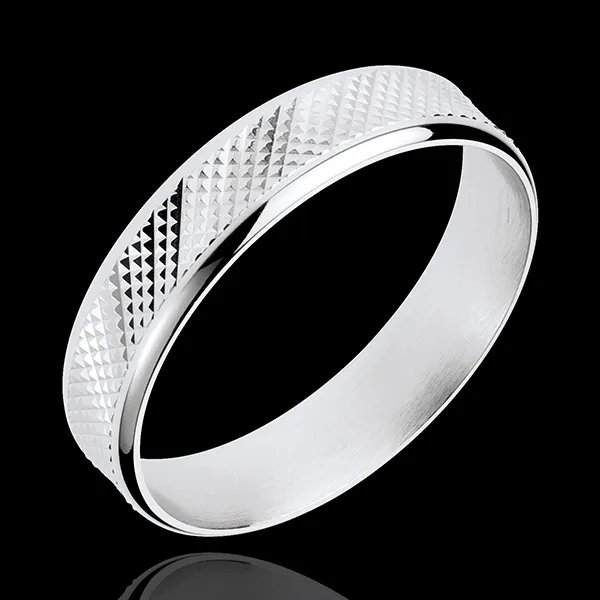 White Gold Loft Ring