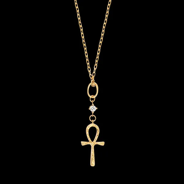Ankhira Necklace – 9ct Yellow Gold and Lab-Grown Diamond