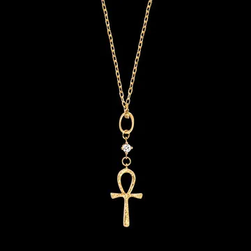 Ankhira Necklace – 9ct Yellow Gold and Lab-Grown Diamond