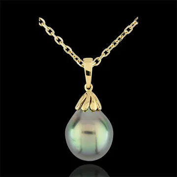 Mother-of-pearl Tear-drop Pendant