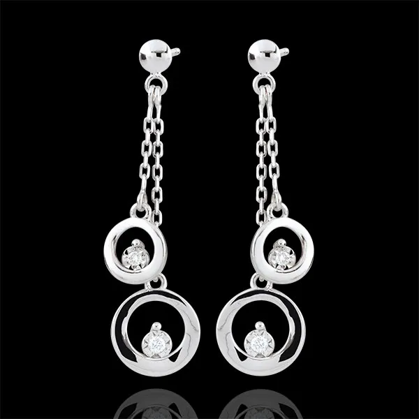 White Gold Odalie Earrings - 18 carats