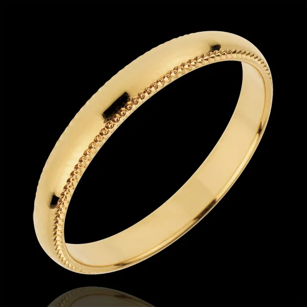 Alianza Emperador - oro amarillo 18 quilates 