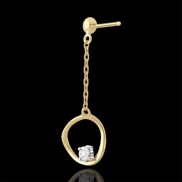 Pendientes Cosmo - oro amarillo 9 quilates