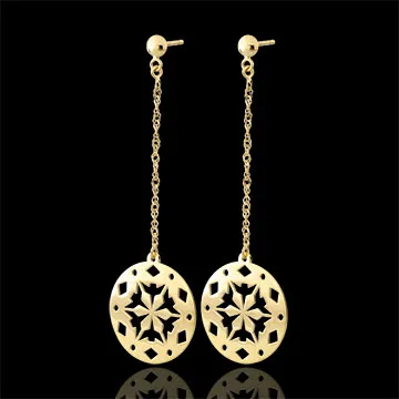 Pendientes Makwa - oro amarillo 9 quilates