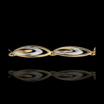 Pulsera Plumis de Ganga - oro amarillo 18 quilates