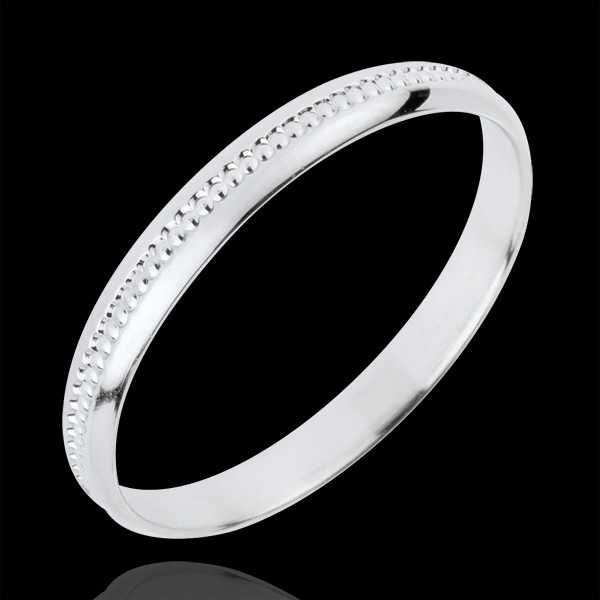 Alliance Doux Equilibre - or blanc 18 carats