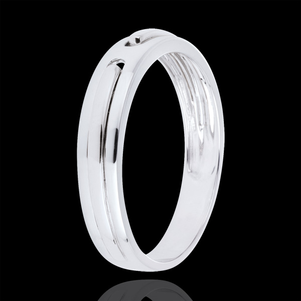 Alliance Promesse - tout or - or blanc 18 carats