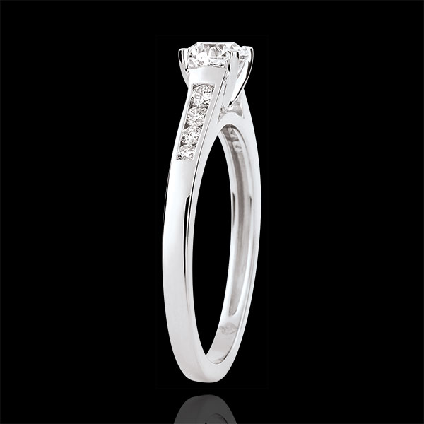 Altesse Solitaire Engagement Ring - 0.4 carat diamond - white gold 18 carats 