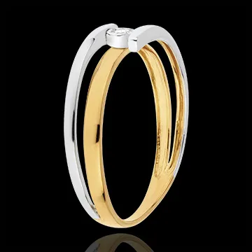 Solitär Ring Umarmung