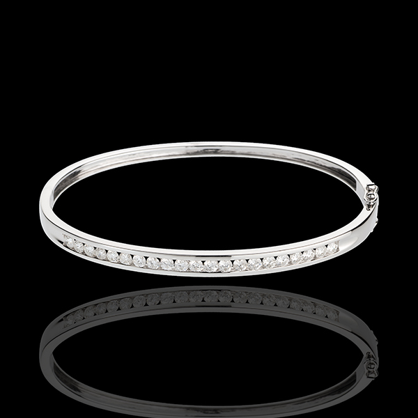 Armband Sterrenbeeld - Astraal - 1 rijen van Diamanten - 1,24 karaat - 21 Diamanten- 18 karaat witgoud