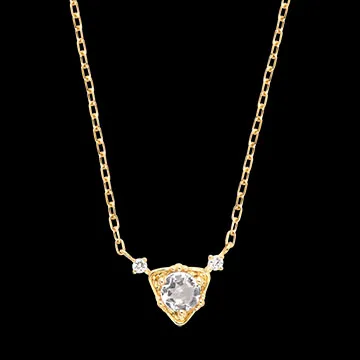 Collar Maelis – Oro amarillo de 9 quilates y diamantes sintéticos