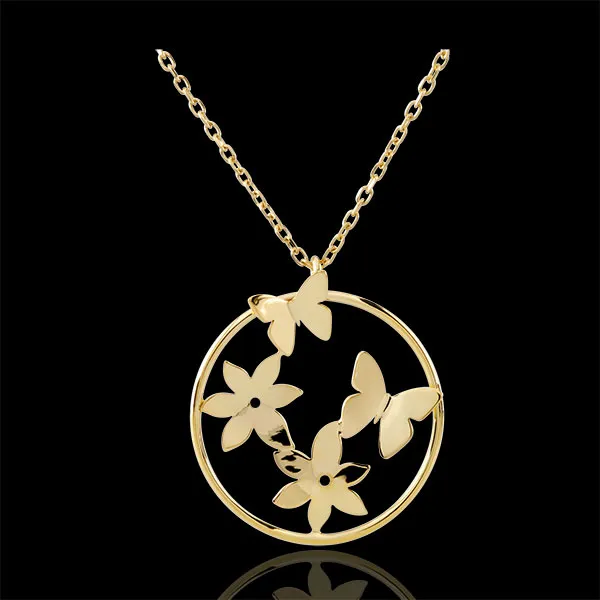 Collier Envolée légère - or jaune 9 carats