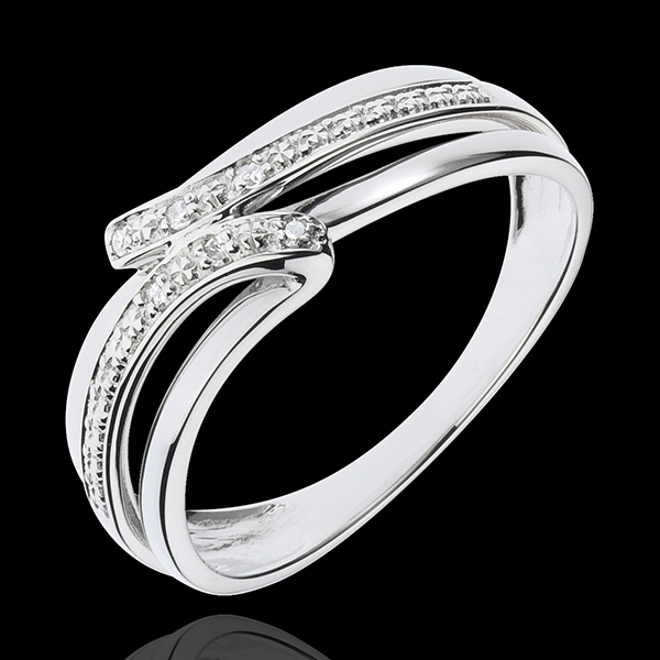 Ring Serenity - 18 karaat witgoud - 6 Diamanten