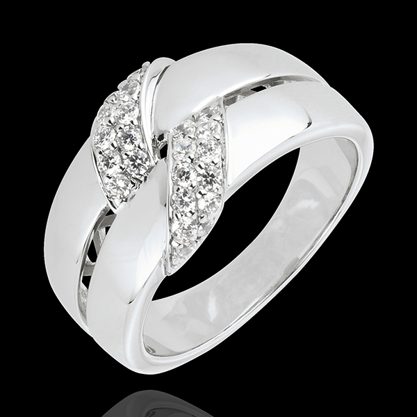 Ring Sublieme Connectie - 18 karaat witgoud