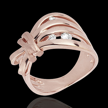 Ring Dagdromen - Camouflage - 18 karaat roségoud