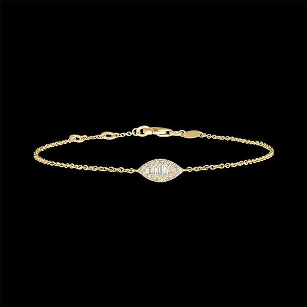 Bracelet Fraîcheur - Regard Levant - or jaune 18 carats et diamants