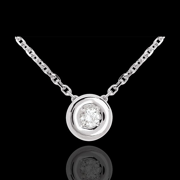 Chalice necklace white gold