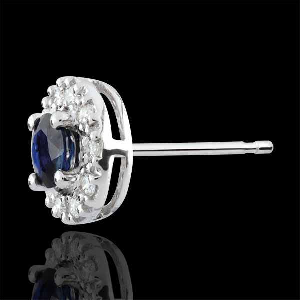 Clévia Sapphire Earrings - 18 carats
