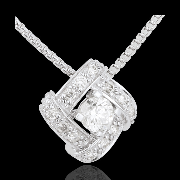 Collier Destinée - Princesse Perse - or blanc 18 carats et diamants
