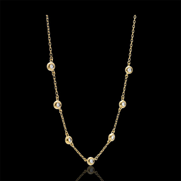 Collier diamant Caliste - or jaune 9 carats