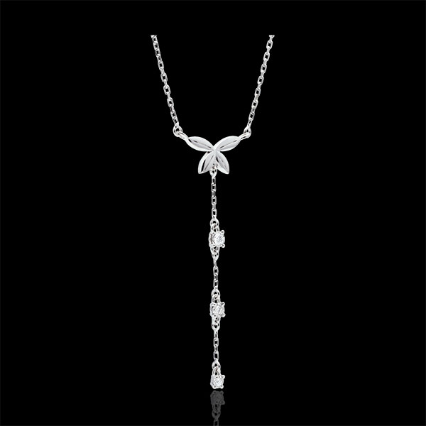 Collier Souffle léger - or blanc 18 carats