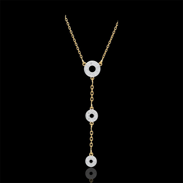 Collier Tala - or blanc et or jaune 9 carats
