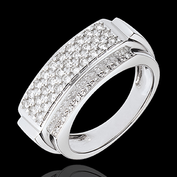 Anillo Paula - oro blanco 18 quilates