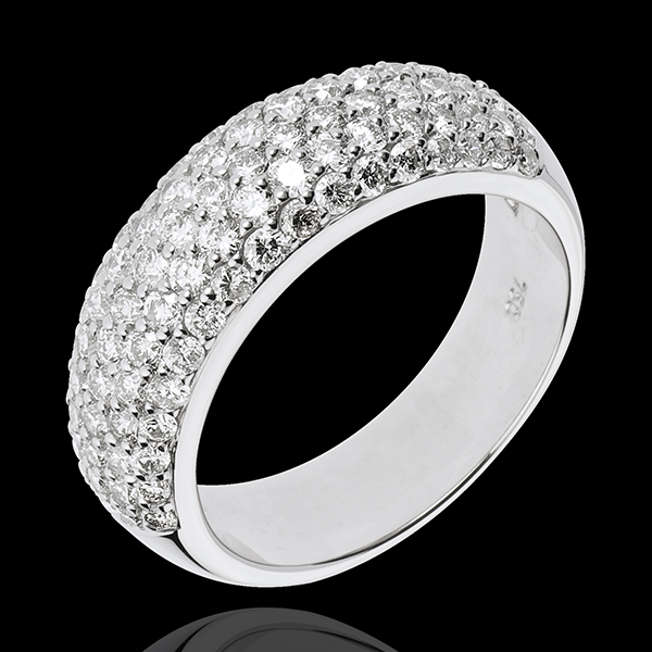 Anillo Constelación - Amor Sideral - oro blanco 18 quilates - 1. 57 quilates