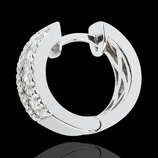 Pendientes Hada - Luz Infinita - gran modelo - oro blanco 18 quilates 