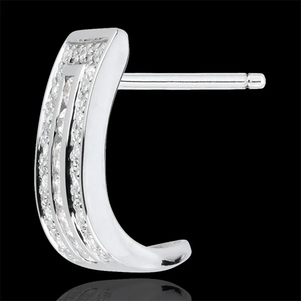 Pendientes Constelación - Zodiaco - oro blanco 18 quilates y diamantes